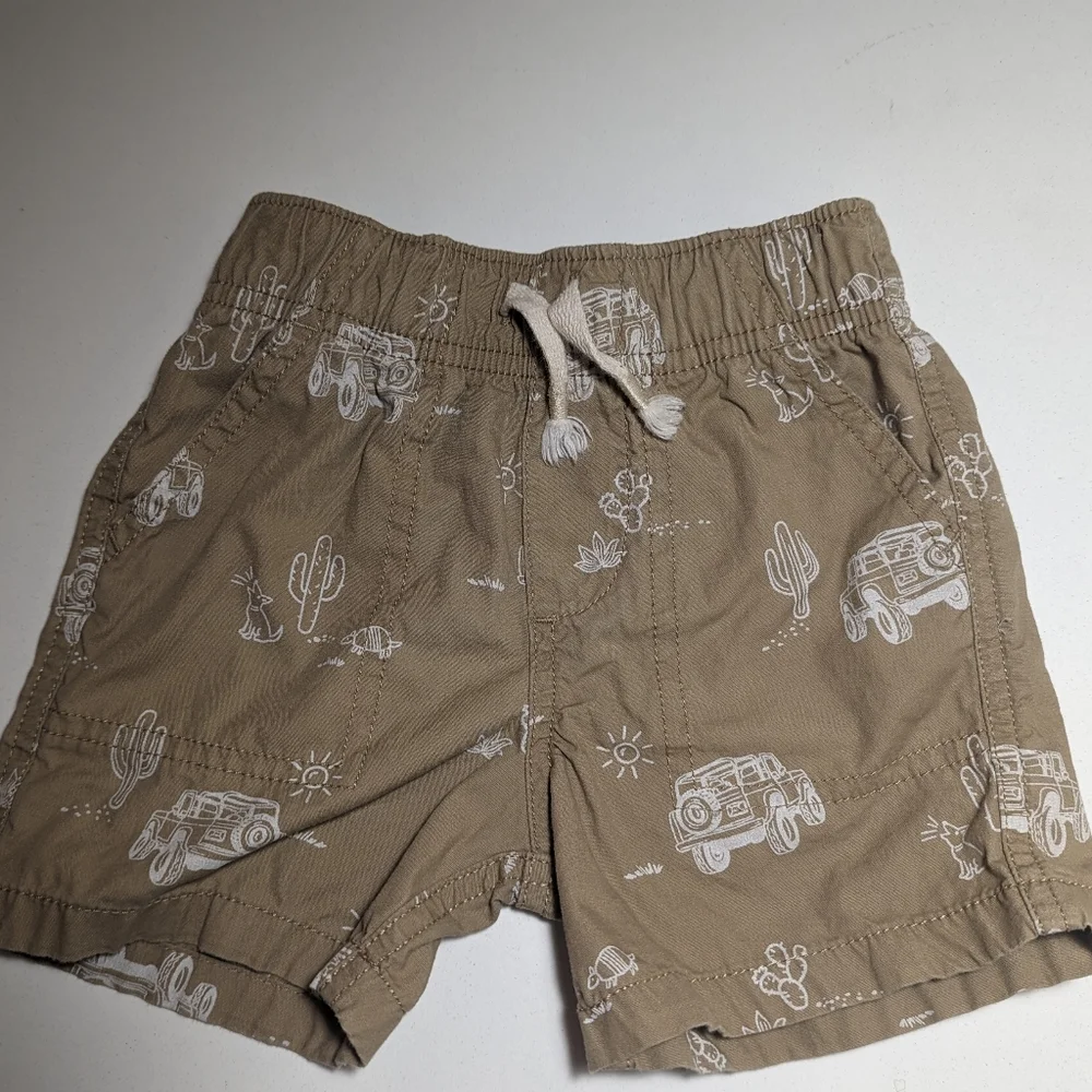Garanimals 18M Khaki Traveler Shorts